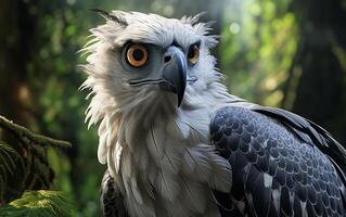 AI generated AHarpy Eagle bird photo