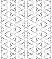 Black seamless abstract pattern. Overlay for background and backdrop. Ornamental design. PNG graphic illustration with transparent background.