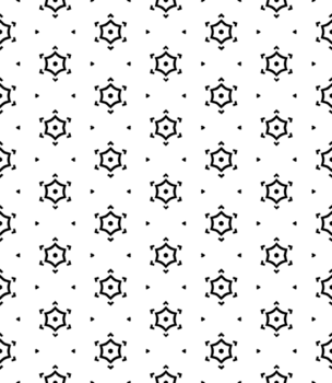 Black seamless abstract pattern. Overlay for background and backdrop. Ornamental design. PNG graphic illustration with transparent background.