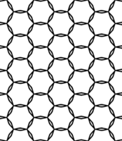 Black seamless abstract pattern. Overlay for background and backdrop. Ornamental design. PNG graphic illustration with transparent background.