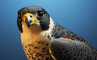 AI Generative Peregrine Falcon bird illustration photography photo