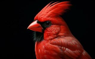 AI Generative Cardinal bird Natural animal photograph photo