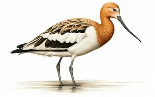 AI generated American Avocet photo