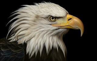 AI Generative Bald Eagle bird photography photo