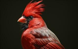 ai generativo cardenal pájaro natural animal fotografía foto
