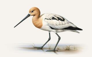 AI generated American Avocet photo