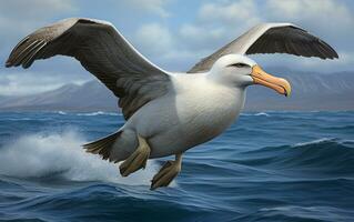 AI generated Albatross bird photo