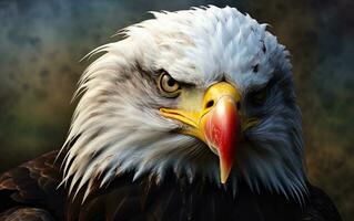 AI Generative Bald Eagle bird photography photo