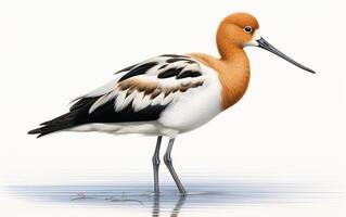 AI generated American Avocet photo