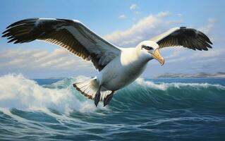 AI generated Albatross bird photo