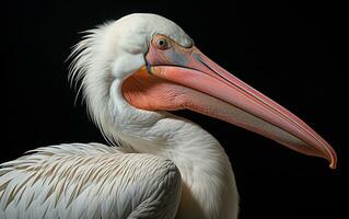 AI Generative Pelican bird Natural illustration photography photo