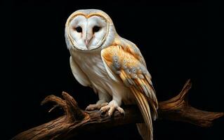 AI Generative Barn Owl bird photography photo