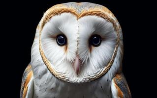 AI Generative Barn Owl bird photography photo