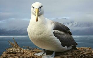 AI generated Albatross bird photo