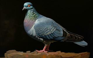 AI Generative Pigeon bird realistic photography photo