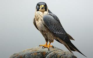 AI Generative Peregrine Falcon bird illustration photography photo