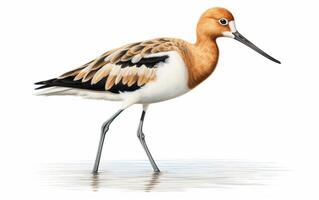 AI generated American Avocet photo