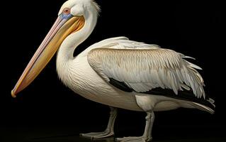 AI Generative Pelican bird Natural illustration photography photo