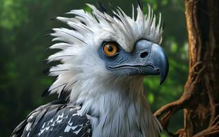 AI generated AHarpy Eagle bird photo