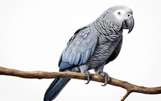 AI generated African Grey Parrot photo