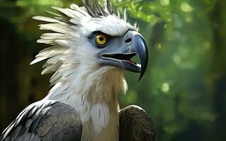 AI generated AHarpy Eagle bird photo