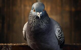 AI Generative Pigeon bird realistic photography photo