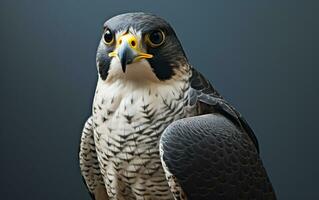 AI Generative Peregrine Falcon bird illustration photography photo