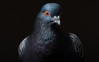 AI Generative Pigeon bird realistic photography photo