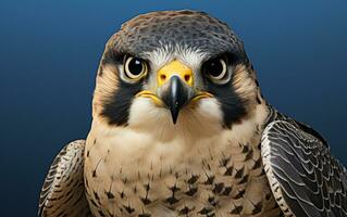 AI Generative Peregrine Falcon bird illustration photography photo
