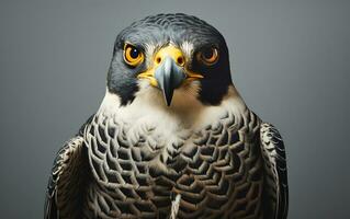 ai generativo halcón peregrino halcón pájaro ilustración fotografía foto