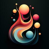 ai generado un Disparo de nuevo moderno eléctrico auto, nuevo diseño en pie en la carretera plata color. generativo ai foto