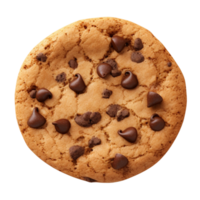 AI generated Cookies with chocolate chips clip art png