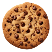 AI generated Cookies with chocolate chips clip art png