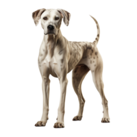 ai gegenereerd hond staand klem kunst png