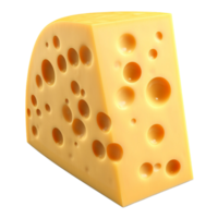 AI generated Piece of cheese clip art png