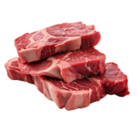 AI generated Raw beef stake clip art png