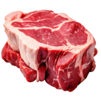 AI generated Raw beef stake clip art png