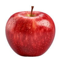 AI generated Red apple clip art png