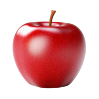 AI generated Red apple clip art png