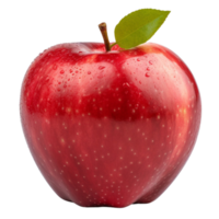 AI generated Red apple clip art png