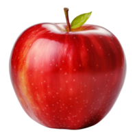 ai généré rouge Pomme agrafe art png