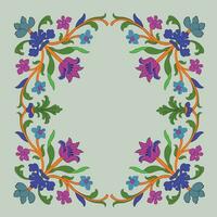 A beautiful composed seamless floral design pattern for digital print vector