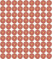 Mughal flower pattern with blue background,Textile, vector