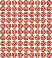 Mughal flower pattern with blue background,Textile, vector