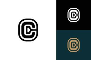 letter c monogram vector logo design