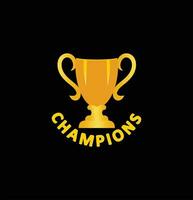 Champions Cup in Vector A Stunning Design Element