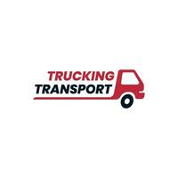 Trucking Transportation Creative logo design concept vector