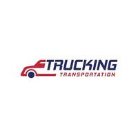 Trucking Transportation Creative logo design concept vector