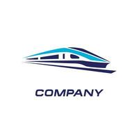 futurista metro ferrocarril transporte logotipo icono, rápido tren logo diseños concepto vector