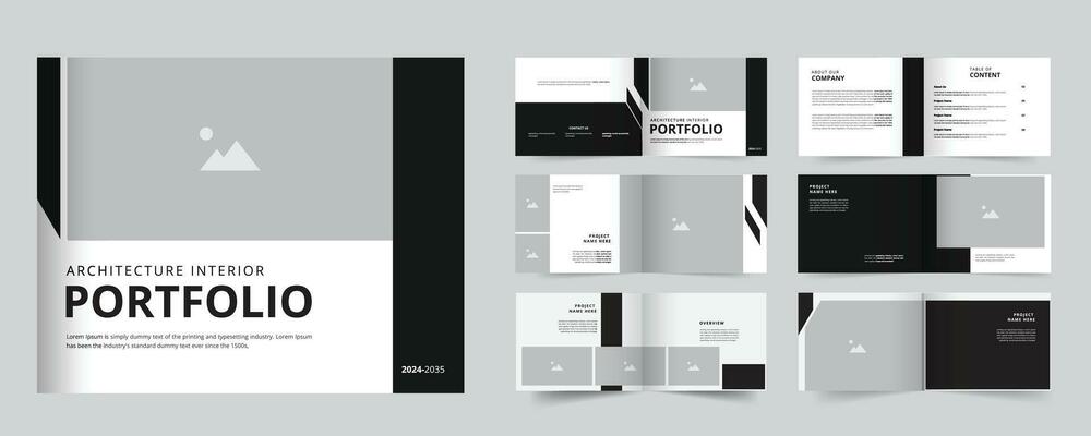 Portfolio Template Vector Art, Icons, and Graphics for Free Download